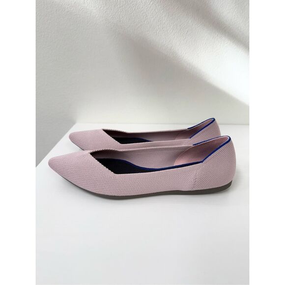 Rothy's The Point Petal Pink Flats 8.5 Pointed Toe Slip-On - Picture 4 of 8